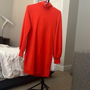 Red Sweater Dress XS Dynamite